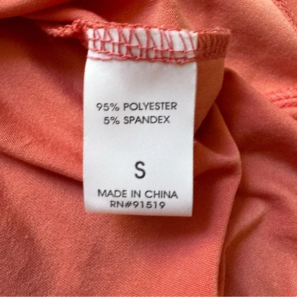 ✨ Echo Sleepwear Half Button Down Coral Short Sleeve Luxurious Soft T-Shirt - Picture 4 of 7
